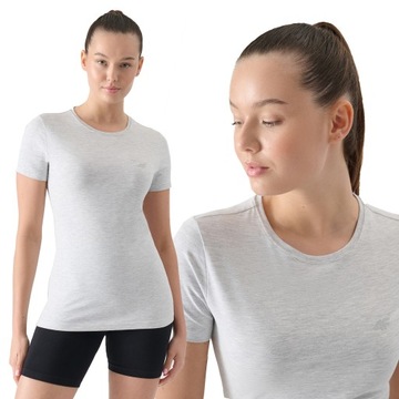 T-SHIRT DAMSKI 4F KOSZULKA BAWEŁNIANA SPORTOWA XS TTSHF2255 SS25