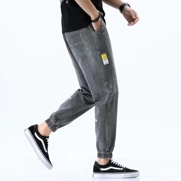 New Loose Men Jeans Trousers Male Simple Design Hi
