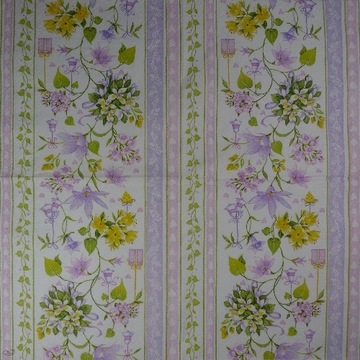 serwetka, serwetki 33x33 - 20szt - 0111 kwiaty