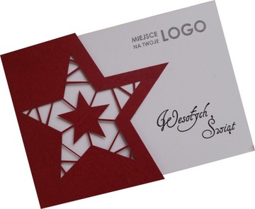 MAGFAJZ - K40 kartki świąteczne firmowe logo 24h