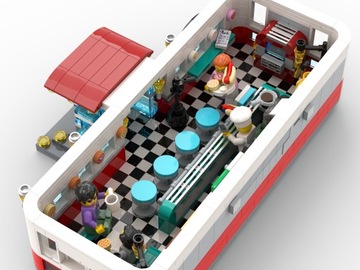 LEGO Ресторан 1950-х годов 910011