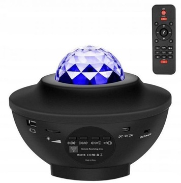 Светодиодный звездный проектор, Bluetooth-динамик, подарок