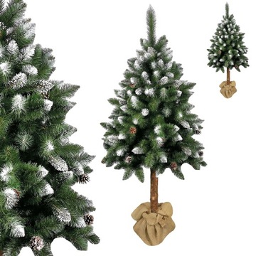 SOSNA DIAMENTOWA 160 CM CHOINKA SZTUCZNA NA PNIU