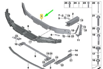 BMW 5 E60 KRYT SVĚTLOMET XENONOVÉHO ZVEDÁK 63127187271 7187271 NOVÁ