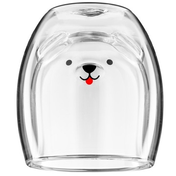 Sympatyczna szklanka PIESEK termiczna 300 ml