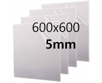 PLEKSI PLEXI PLEKSA PLEXA płyta na wymiar mleczna opal 60cm x 60cm x 5mm