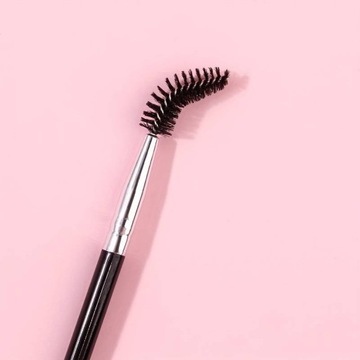 Двусторонняя косая кисть, спираль для бровей, кисть 2в1 для нанесения хны.