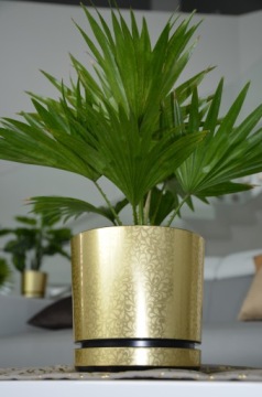 Большой красивый художественный горшок GOLD LACE 26