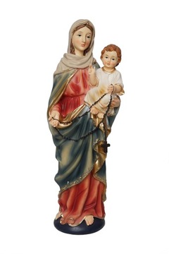 Figurka Madonna Matka Boska Boża Różańcowa 20,3cm