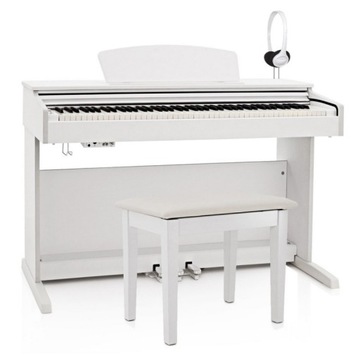 DYNATONE SLP-175 BIAŁE PIANINO CYFROWE + ŁAWA w24h