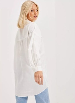 Vero moda damska biała koszula oversize defekt XS