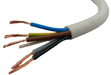 Przewód kabel linka OWY 5x1 300/500V 1m