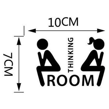NAKLEJKI NA TOALETĘ HOTELOWĄ NAKLEJKA NA ŚCIANĘ Z REGULAMINEM ŁAZIENKI