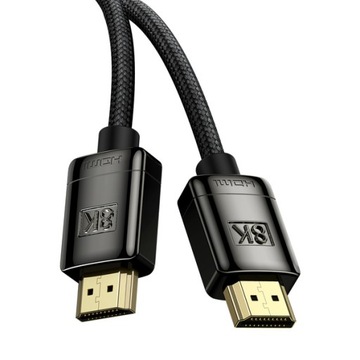 КАБЕЛЬ HDMI-HDMI 2.1 BASEUS 8K 60Гц FULL HD UHD 3D 48ГБ 100см