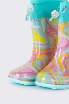 Разноцветные резиновые сапоги для девочек 33 Coccodrillo