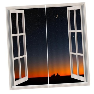 2 шт. Пейзажные занавески для окон и дверей с 3D-печатью 9 #