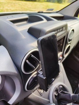 Держатель для телефона Peugeot PARTNER и Citroen BERLINGO Matt Black