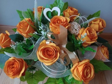 КОМПЛЕКТ ПЛАТЬЯ для могилы, кладбища РОЗЫ