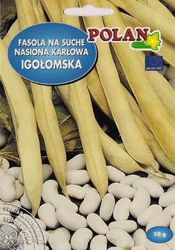 NASIONA FASOLA KARŁOWA NA NASIONA IGOŁOMSKA 50G
