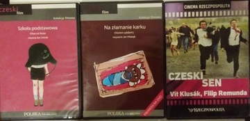 DVD x3 Czeski sen Szkoła podstawowa Na złamanie karku kino czeskie