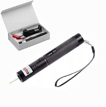 WSKAŹNIK LASEROWY LASER ZIELONY MOC 50000 mW 80 km