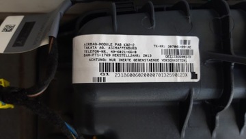 SL R231 ПОДУШКА БЕЗОПАСНОСТИ ПАССАЖИРА 23186006020