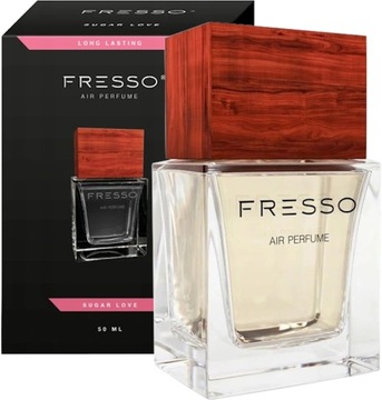 FRESSO SUGAR LOVE AIR ZAPACH PERFUMY SAMOCHODOWE ZAPACH DO AUTA 50ML trwały
