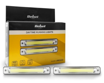 Światła do jazdy dziennej DRL COB 6500K 600lm 6W Vipow URZ3332 E4 CE 12V