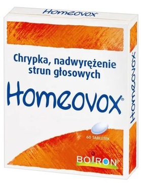 Boiron, Homeovox chrypka 60 tabletek