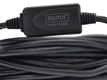 Удлинительный кабель DIGITUS USB A 2.0, активный, 15 м