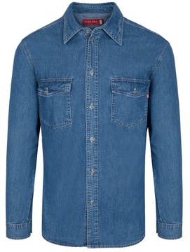 KOSZULA MĘSKA JEANSOWA - STANLEY JEANS - XL