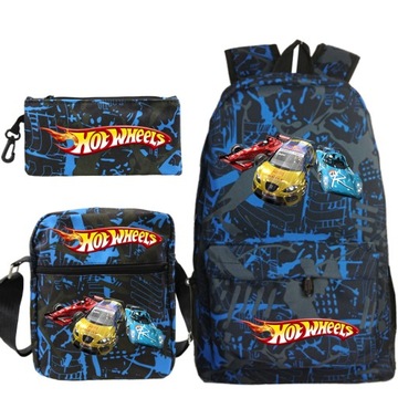 НАБОР СУМКИ-РЮКЗАКА HOT WHEELS ЧЕХОЛ-ПЕНАЛ ЦВЕТА
