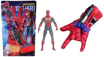 RĘKAWICA WYRZUTNIA STRZAŁKI PLUS FIGURKA SPIDERMAN