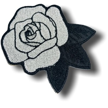 Naszywka Naprasowanka TERMO Kwiat Róża 65mmx65mm