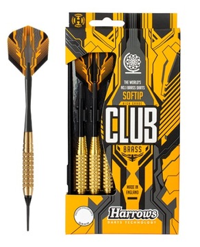 Rzutki Harrows CLUB BRASS Softip 18g 3 szt.