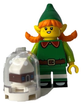 LEGO 71034 мініфігурки різдвяна ельфійка № 5