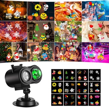 Рождественский Хэллоуин праздничный проектор