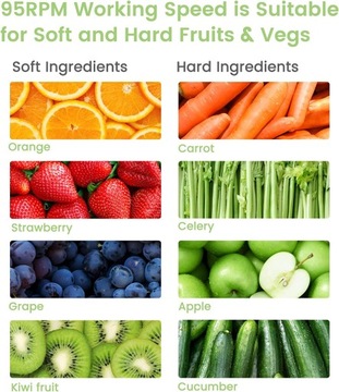 Соковыжималка медленного действия Fezen ZM1513 400 Вт.