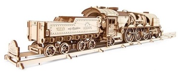 Puzzle 3D lokomotywa mechaniczna MEGA JAKOŚĆ
