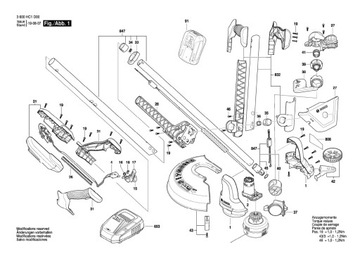 Электроника Bosch для UniversalGrassCut 18-260