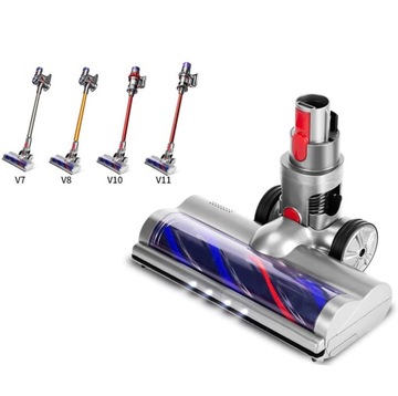 ЭЛЕКТРИЧЕСКАЯ ЩЕТКА TURBO LED BRUSH, СОВМЕСТИМАЯ С DYSON V7 V8 V10 V11