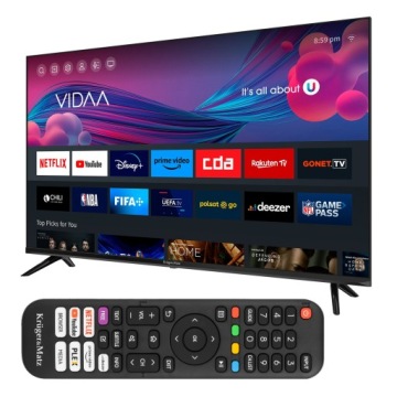 Светодиодный телевизор KRUGER & MATZ 43 дюйма FHD SMART DVB-T2/S2 H.265 HEVC