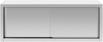 Навесной шкаф для кейтеринга с раздвижными дверцами, СТАЛЬ, 160 x 45 x 60 см