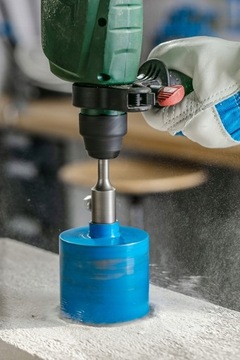 HOGERT HT6D478 АЛМАЗНАЯ КОРОНОЧНАЯ ПИЛА Сегментированный шнурок для банок 82 мм