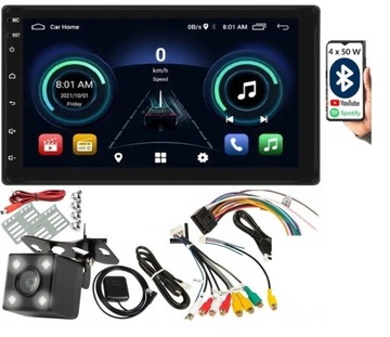 АВТОМОБИЛЬНЫЙ РАДИО LCD 2 DIN USB КАМЕРА GPS ANDROID