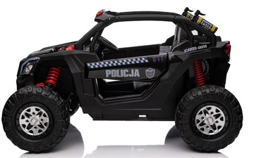 Детская электрическая коляска на аккумуляторе POLICE 4x4 24V