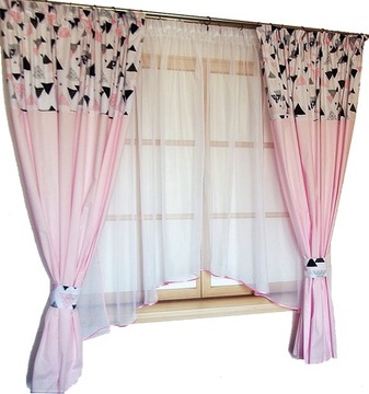 komplet dziecięcy ZASLONKI FIRANKA WOAL BAWEŁNA