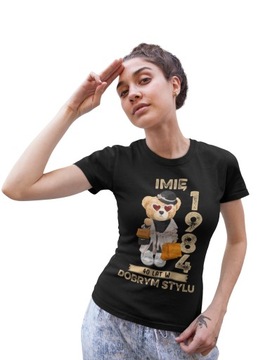 ФУТБОЛКА ЖЕНСКАЯ ПОДАРОК ​​ЖЕНЩИНЕ НА 40-ЛЕТИЕ НА ДЕНЬ РОЖДЕНИЯ СУМКА БЕСПЛАТНО ВВЕДИТЕ ВАШЕ ИМЯ