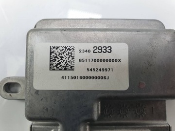 МОДУЛЬ КОНТРОЛЛЕРА 545249971 OPEL INSIGNIA A LIFT