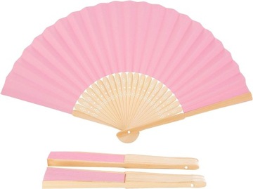 4-Pack Pink Paper Hand Fan Hand Fan